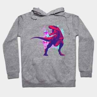 T-rex Dinosaur Splash Hoodie